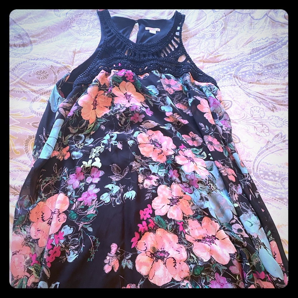 Sleeveless A-line Dress